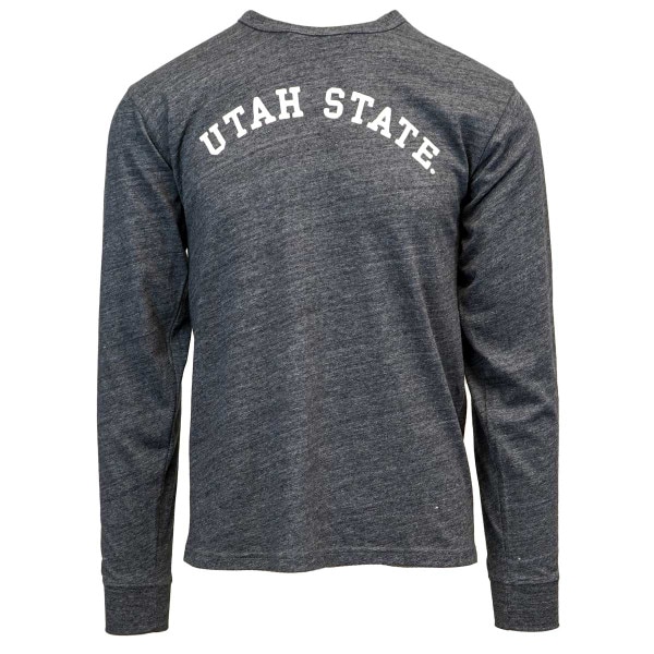 Utah State Long-Sleeve Tee, Collegiate Design, Navy